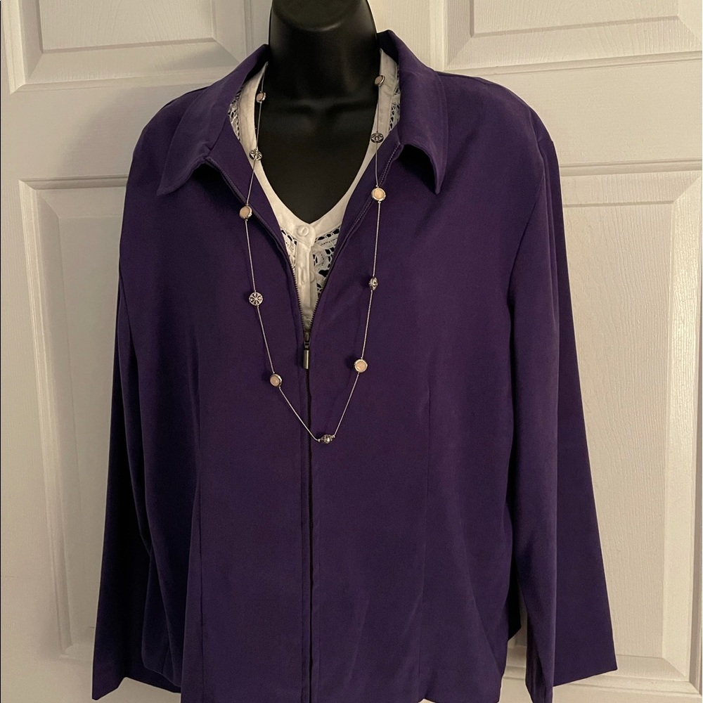 LIGHTWEIGHT SUEDE ZIPPERED JACKET